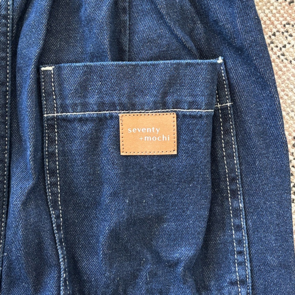 Seventy + Mochi Lorna jumpsuit NWT denim blue jeans size XS 2 - Picture 10 of 11